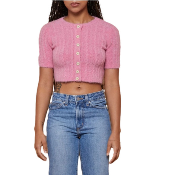 Tach CLOTHING DALIA TOP IN PINK SIZE XS - Picture 4 of 9